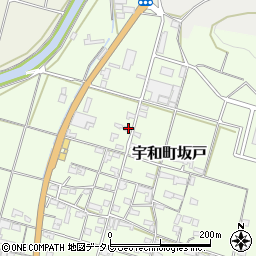 愛媛県西予市宇和町坂戸55周辺の地図