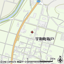 愛媛県西予市宇和町坂戸56周辺の地図
