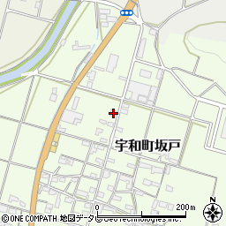 愛媛県西予市宇和町坂戸54周辺の地図
