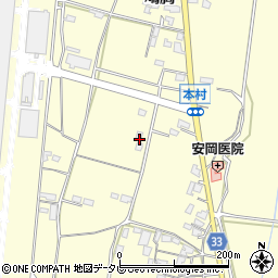 福岡県朝倉市小田1511周辺の地図
