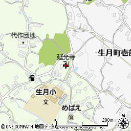 延光寺周辺の地図