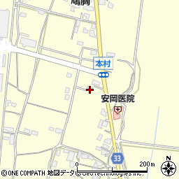 福岡県朝倉市小田1518周辺の地図