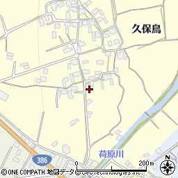 福岡県朝倉市久保鳥2021周辺の地図