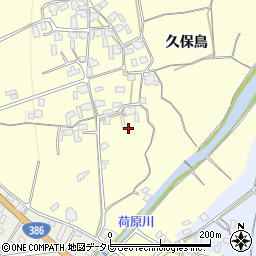 福岡県朝倉市久保鳥2016周辺の地図