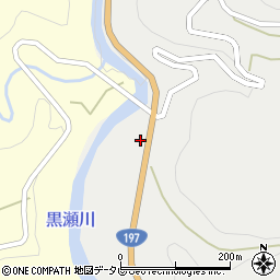 愛媛県西予市城川町嘉喜尾2721周辺の地図