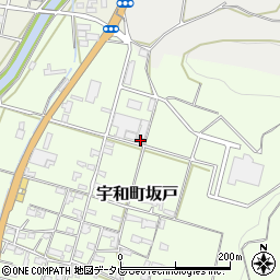 愛媛県西予市宇和町坂戸686周辺の地図