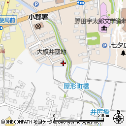 県住宅供給公社大板井団地４棟周辺の地図