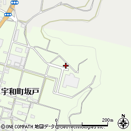 愛媛県西予市宇和町坂戸740周辺の地図