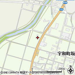 愛媛県西予市宇和町坂戸42周辺の地図