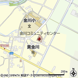 金川コミュニティセンター周辺の地図