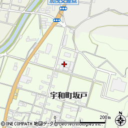 愛媛県西予市宇和町坂戸683周辺の地図