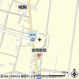 福岡県朝倉市小田1484周辺の地図