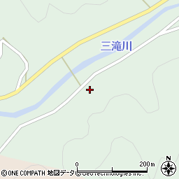 愛媛県西予市城川町窪野7821周辺の地図
