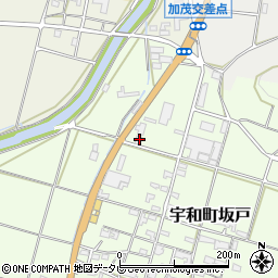 愛媛県西予市宇和町坂戸19周辺の地図