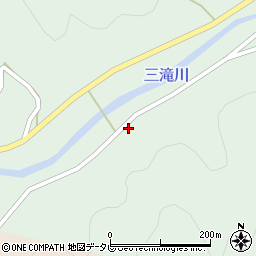 愛媛県西予市城川町窪野7811周辺の地図