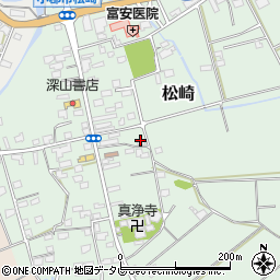 福岡県小郡市松崎周辺の地図