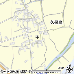 福岡県朝倉市久保鳥2034-1周辺の地図