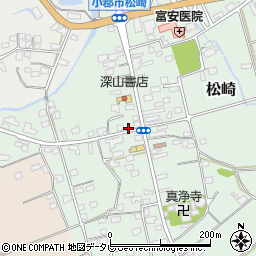 福岡県小郡市松崎731-2周辺の地図