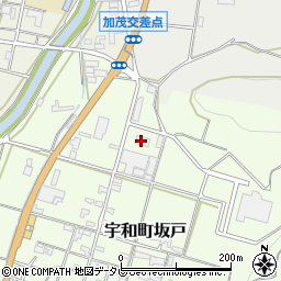 愛媛県西予市宇和町坂戸681周辺の地図