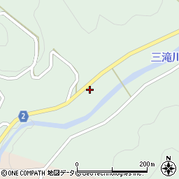 愛媛県西予市城川町窪野240周辺の地図