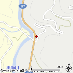 愛媛県西予市城川町嘉喜尾2230周辺の地図