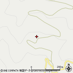 愛媛県西予市城川町嘉喜尾3267周辺の地図