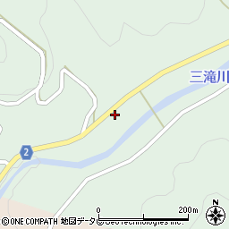 愛媛県西予市城川町窪野237周辺の地図