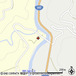 愛媛県西予市城川町男河内2235周辺の地図