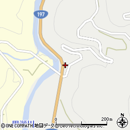 愛媛県西予市城川町嘉喜尾2232周辺の地図