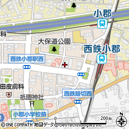 福岡銀行小郡支店周辺の地図