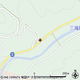 愛媛県西予市城川町窪野242周辺の地図