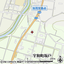 愛媛県西予市宇和町坂戸11周辺の地図