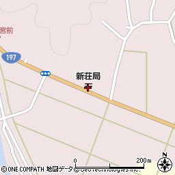 須崎新荘郵便局周辺の地図