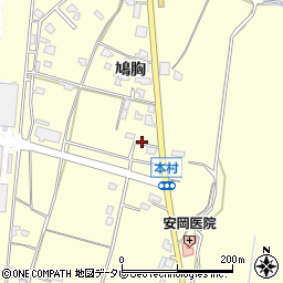 福岡県朝倉市小田1443周辺の地図