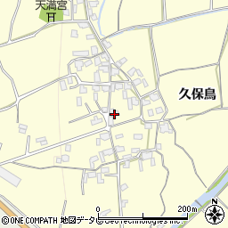 福岡県朝倉市久保鳥2053周辺の地図