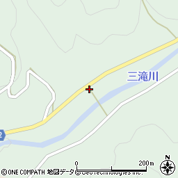 愛媛県西予市城川町窪野339周辺の地図