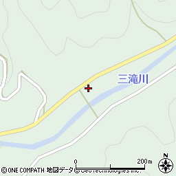 愛媛県西予市城川町窪野341周辺の地図
