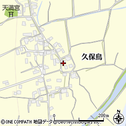 福岡県朝倉市久保鳥2050周辺の地図