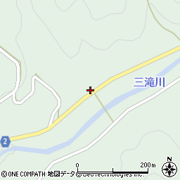 愛媛県西予市城川町窪野322周辺の地図