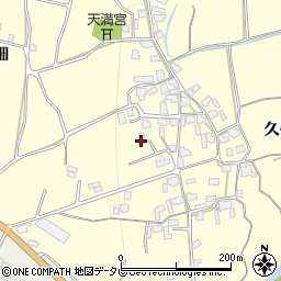 福岡県朝倉市久保鳥2202周辺の地図