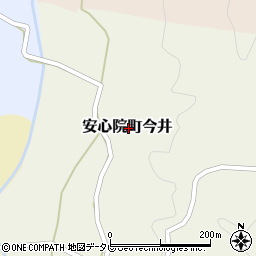 大分県宇佐市安心院町今井周辺の地図