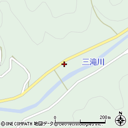 愛媛県西予市城川町窪野344周辺の地図