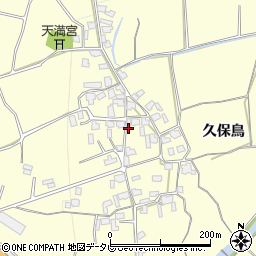 福岡県朝倉市久保鳥2059周辺の地図