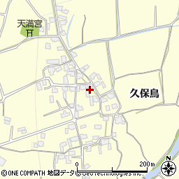福岡県朝倉市久保鳥2054周辺の地図