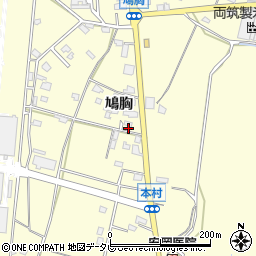 福岡県朝倉市小田1438周辺の地図