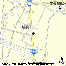 福岡県朝倉市小田1421周辺の地図