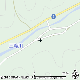 愛媛県西予市城川町窪野7776周辺の地図