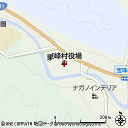 福岡県東峰村（朝倉郡）周辺の地図