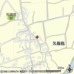 福岡県朝倉市久保鳥2072周辺の地図