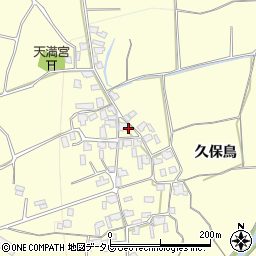 福岡県朝倉市久保鳥2075周辺の地図